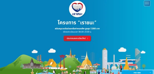 เปิดวิธีค้นหาร้านค้าเข้าร่วม "โครงการเราชนะ" สามารถใช้จ่ายที่ไหนได้