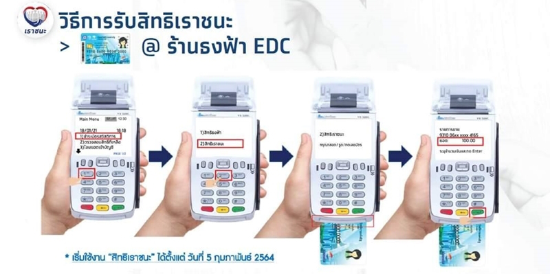 เผยวิธีการใช้สิทธิ์ "เราชนะ" ใช้เงิน 3,500 สำหรับ "บัตรคนจน"