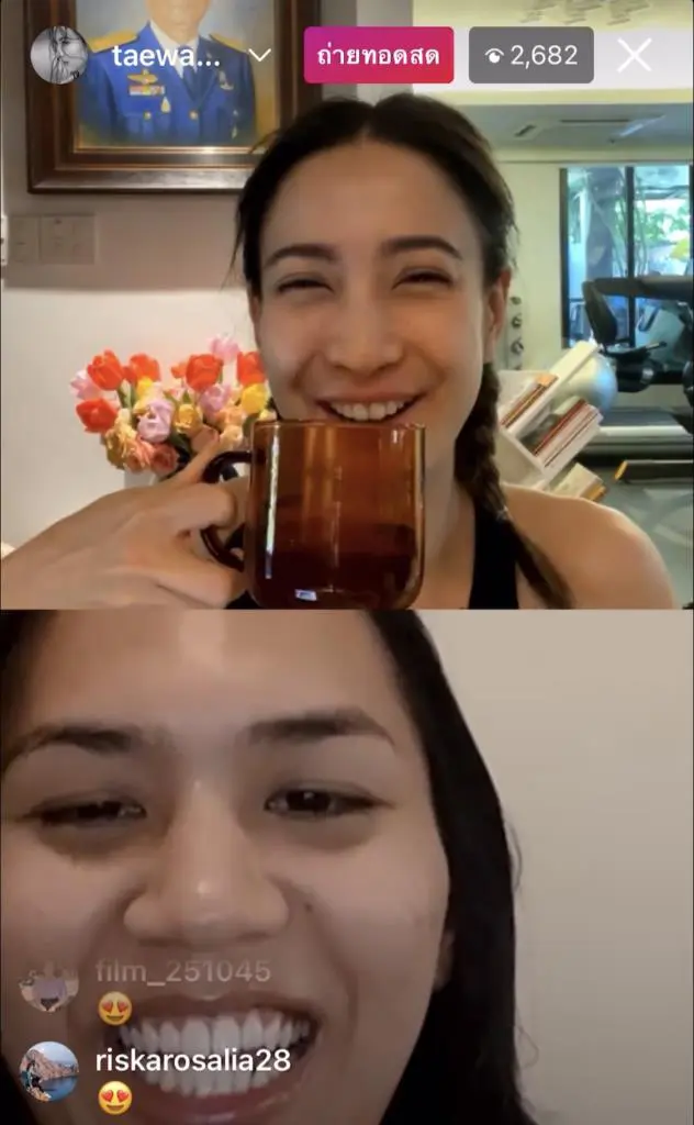แต้ว ณฐพร ไลฟ์สดพูดคุยกับผู้จัดการ ที่ติดเชื้อโควิด