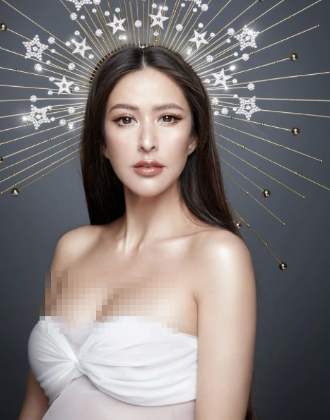 สวยราวเจ้าหญิง ศรีริต้า เจนเซ่น อุ้มท้อง 8 เดือน ถ่ายแบบก่อนคลอด