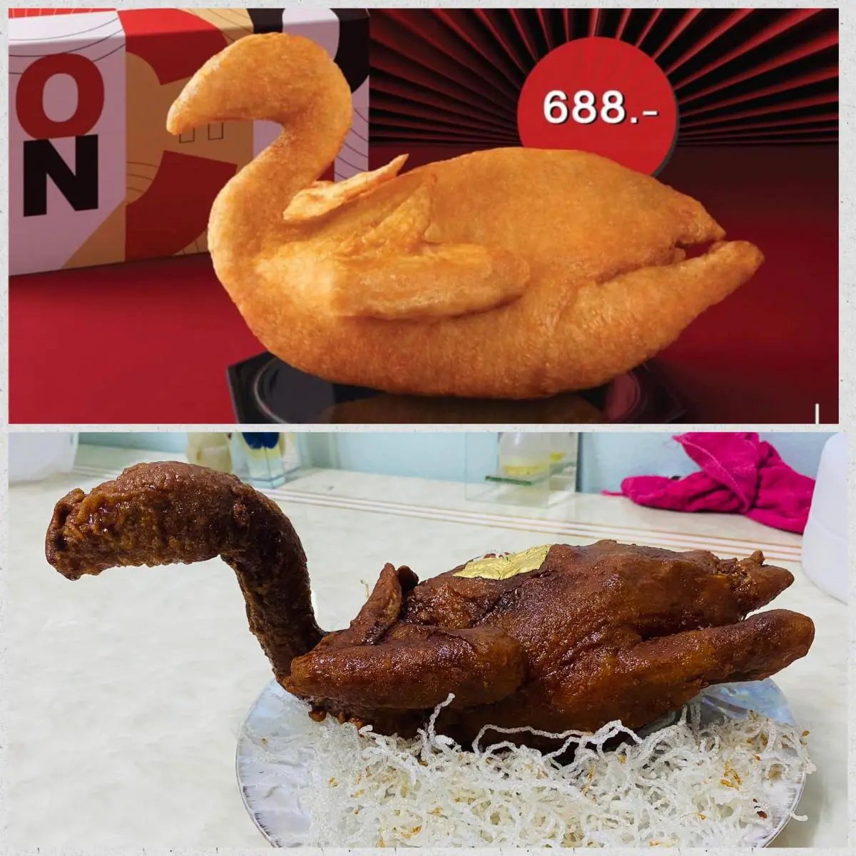 สาวถึงกับเหวอ สั่งไก่ไหว้ตรุษจีนร้านดัง เปิดมาได้แต่ยืนงง