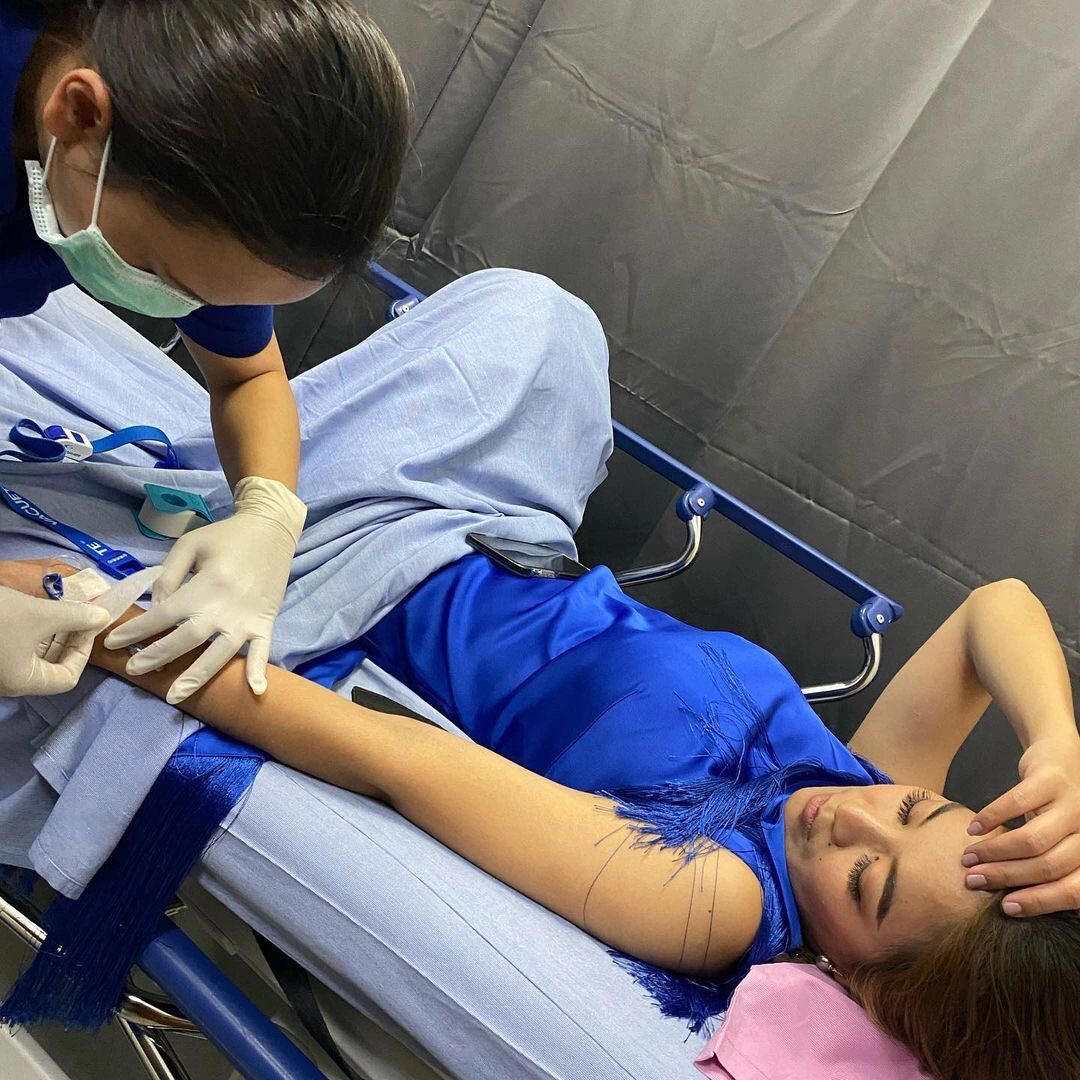 เปิ้ล นาคร ใจหายใจคว่ำ หาม จูน กษมา เข้ารพ.กะทันหัน