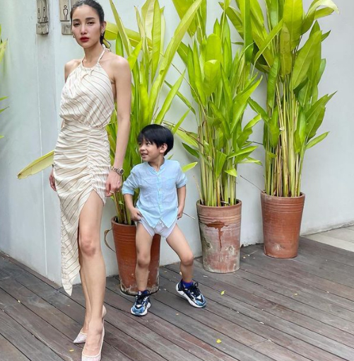 แพท ณปภา ยังต้องยอมหลังลูกชาย น้องเรซซิ่ง ขอโพสท่าสู้คุณแม่