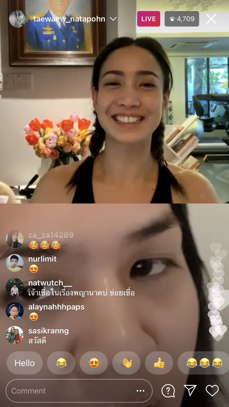 แต้ว ณฐพร ไลฟ์สดพูดคุยกับผู้จัดการ ที่ติดเชื้อโควิด