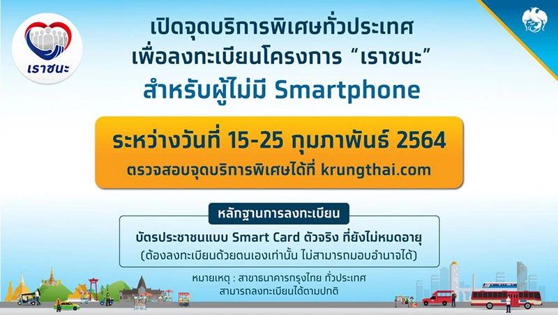 กรุงไทยตอบแล้ว "เราชนะ" มอบอำนาจให้คนอื่น ไปลงทะเบียนแทนได้ไหม?