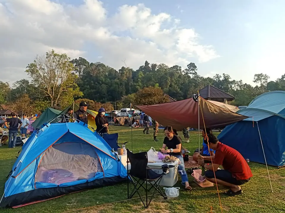 อุทยานเเห่งชาติเขาใหญ่ เปิดลานกางเต็นท์ลำตะคอง หลังปิดไปนานร่วม1เดือน