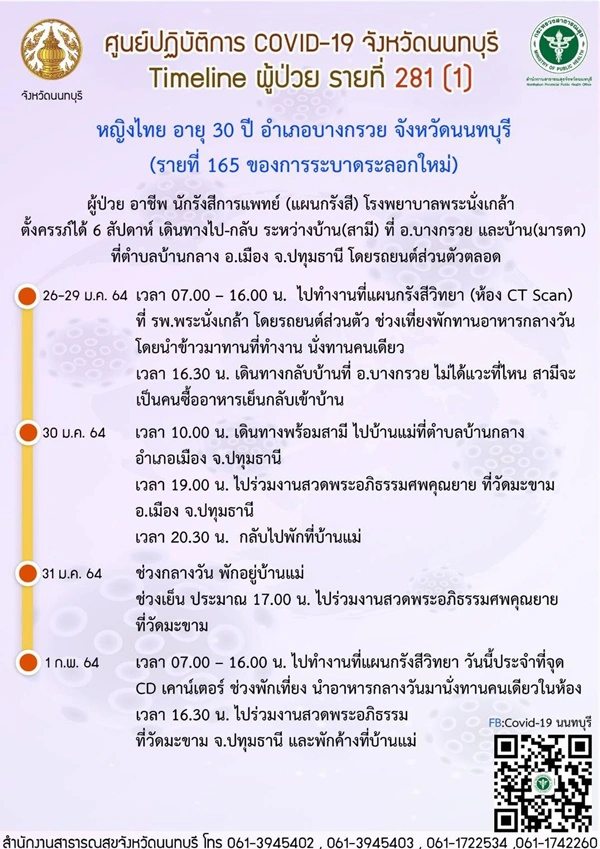 เปิดไทม์ไลน์ หญิงตั้งครรภ์ติดเชื้อโควิด พบประวัติทำงานโรงพยาบาล