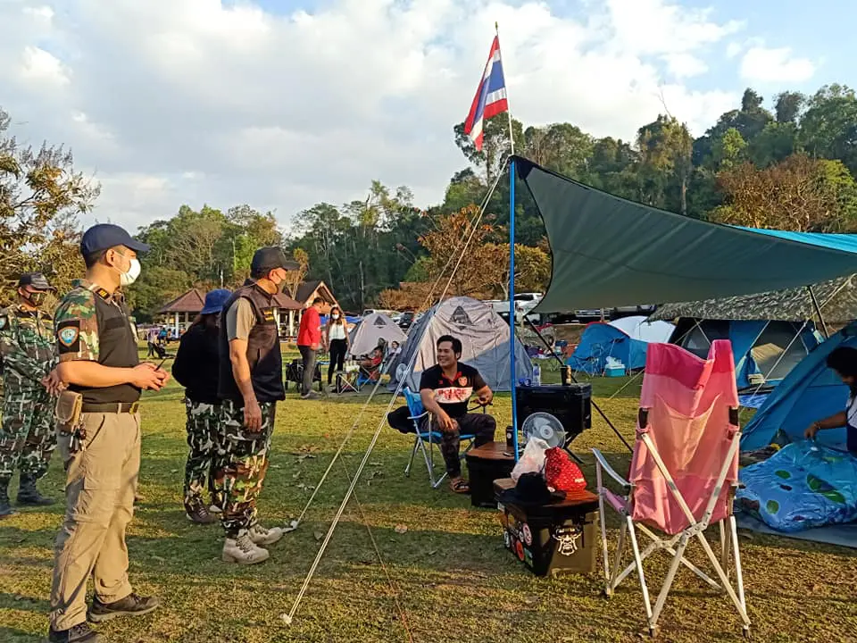 อุทยานเเห่งชาติเขาใหญ่ เปิดลานกางเต็นท์ลำตะคอง หลังปิดไปนานร่วม1เดือน