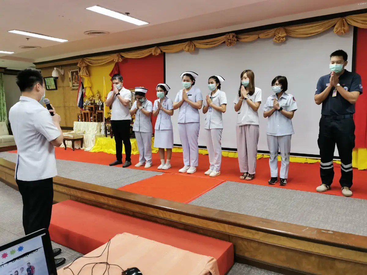 บึงกาฬไม่ทิ้ง ส่งทีมนักรบชุดขาวร่วมสู้ศึกโควิด ช่วยชาวสมุทรสาคร