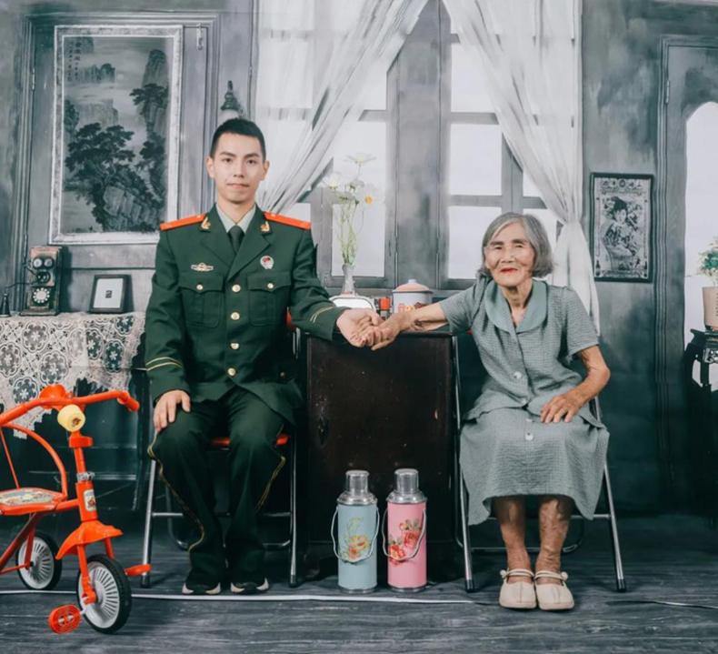 ภาพพรีเวดดิ้ง ยายวัย 85 กับหนุ่ม 24 ทำชาวเน็ตจ่อดราม่า ก่อนน้ำตาซึม