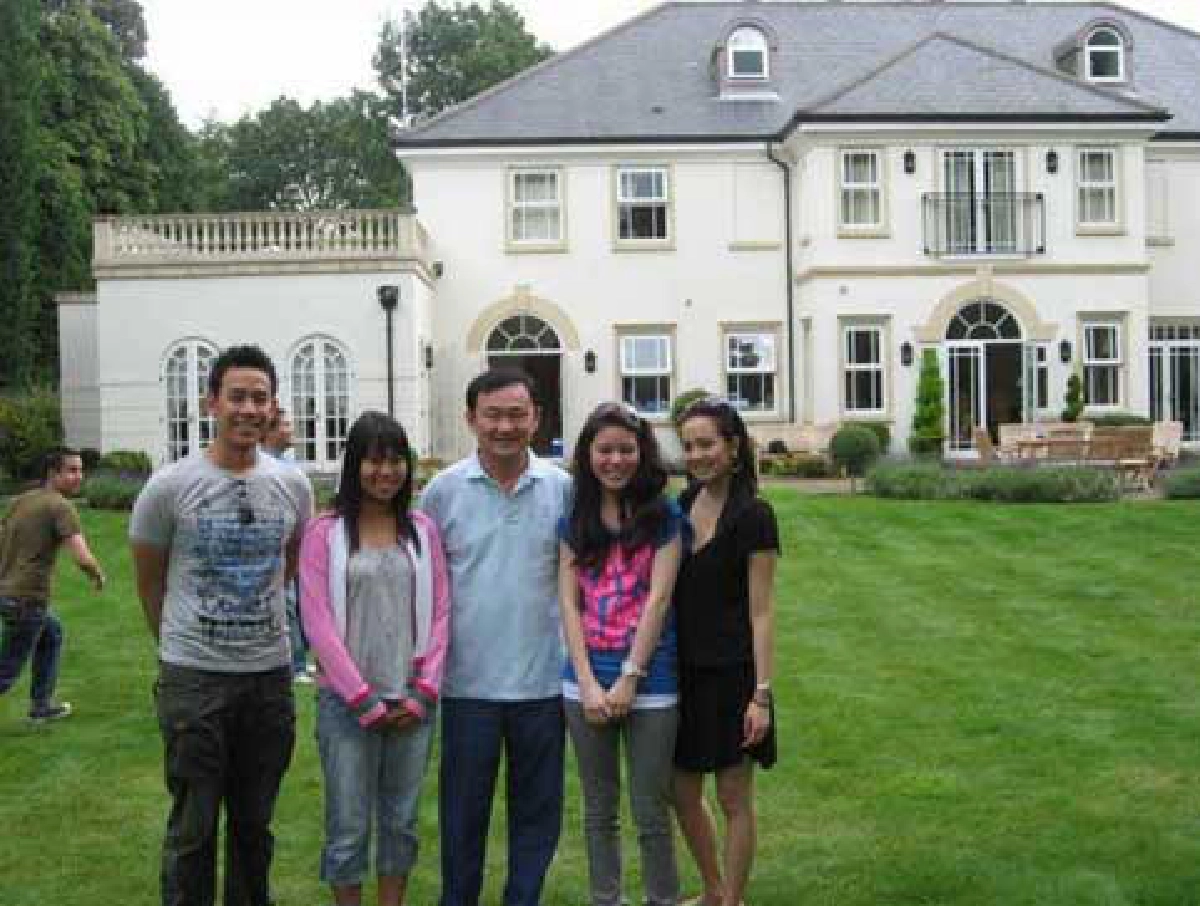 เปิดความยิ่งใหญ่ คฤหาสน์หรู 200 ล้าน ของทักษิณ ที่ใช้พักในต่างแดน