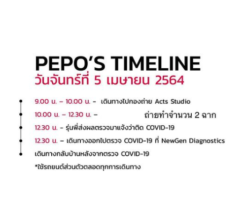 แตกตื่นกันทั้งกองถ่าย! หลัง "ปีโป้ ณัชพัณณ์" ติดเชื้อโควิด19 - ไทยนิวส์ออนไลน์