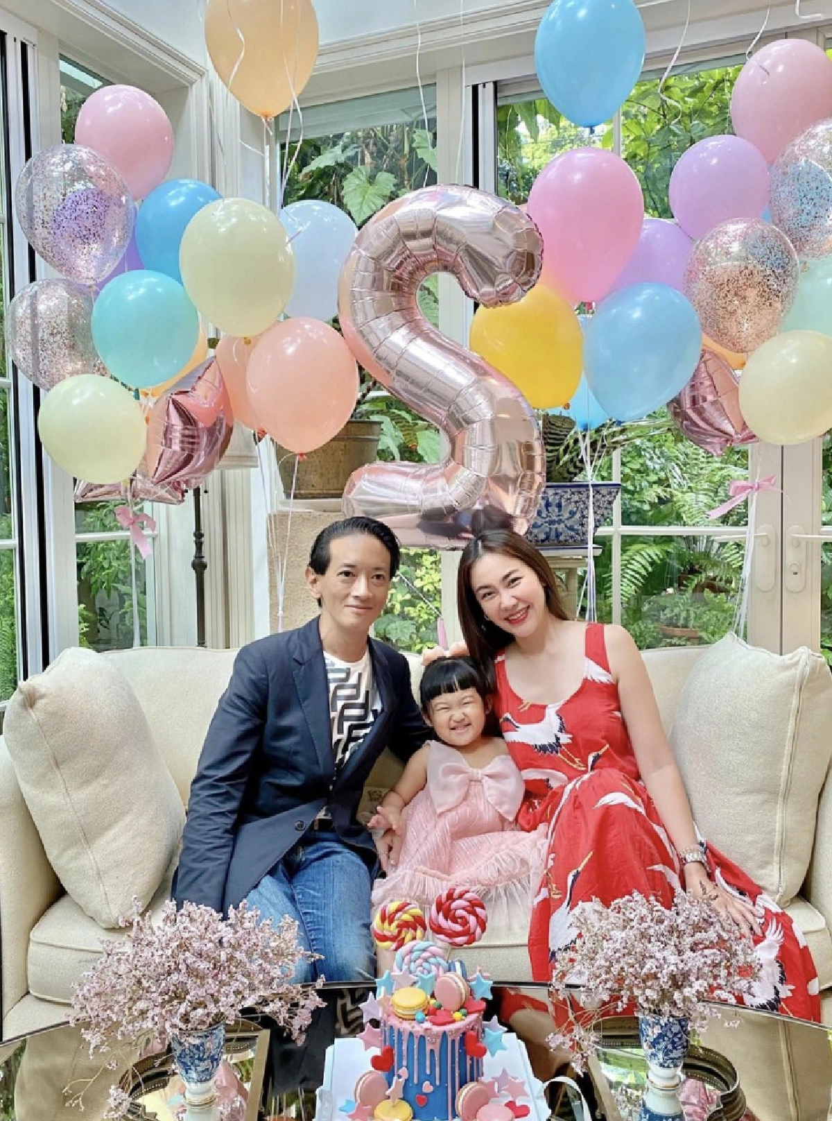 นาเดีย ฉลองวันเกิดลูกสาว น้องโมนา อย่างอบอุ่น หลังมีอายุครบ 2 ขวบ