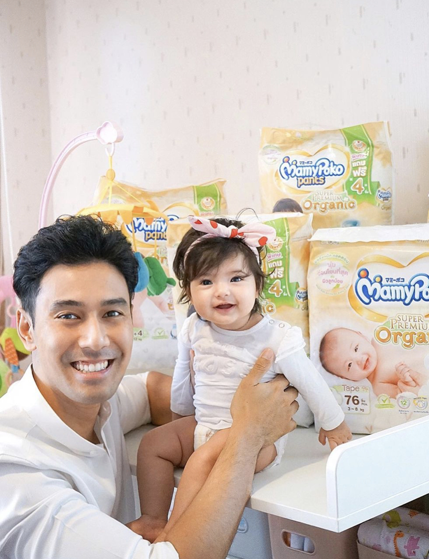 เอส กันตพงศ์ โพสต์รูปคู่ลูกสาว น้องวาเลนติน่า น่ารักเหมือนตุ๊กตา