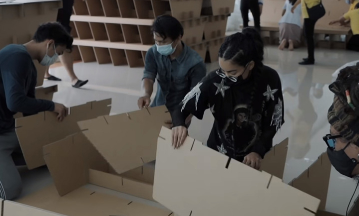 กราบหัวใจพันครั้ง "พิมรี่พาย" ลุยสร้างโรงพยาบาลสนามสุราษฎร์ธานี