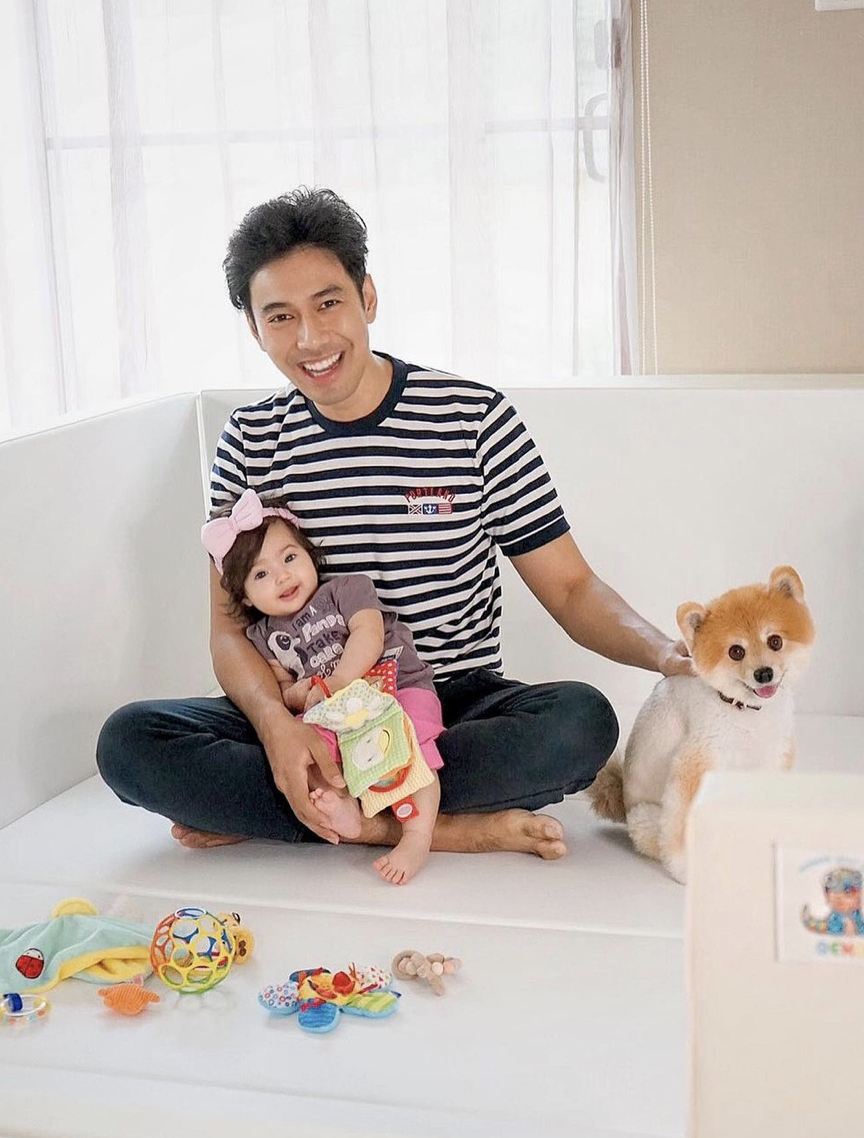 เอส กันตพงศ์ โพสต์รูปคู่ลูกสาว น้องวาเลนติน่า น่ารักเหมือนตุ๊กตา