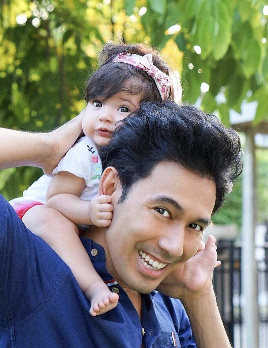 เอส กันตพงศ์ โพสต์รูปคู่ลูกสาว น้องวาเลนติน่า น่ารักเหมือนตุ๊กตา