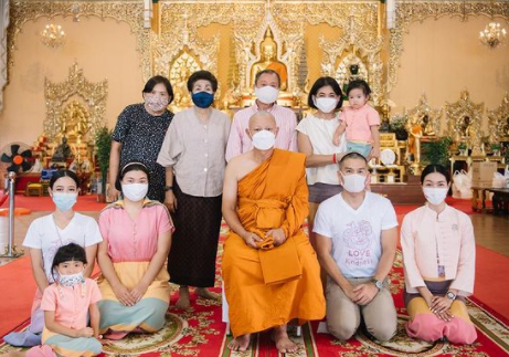 แพนเค้ก เขมนิจ คุณพ่อบวช