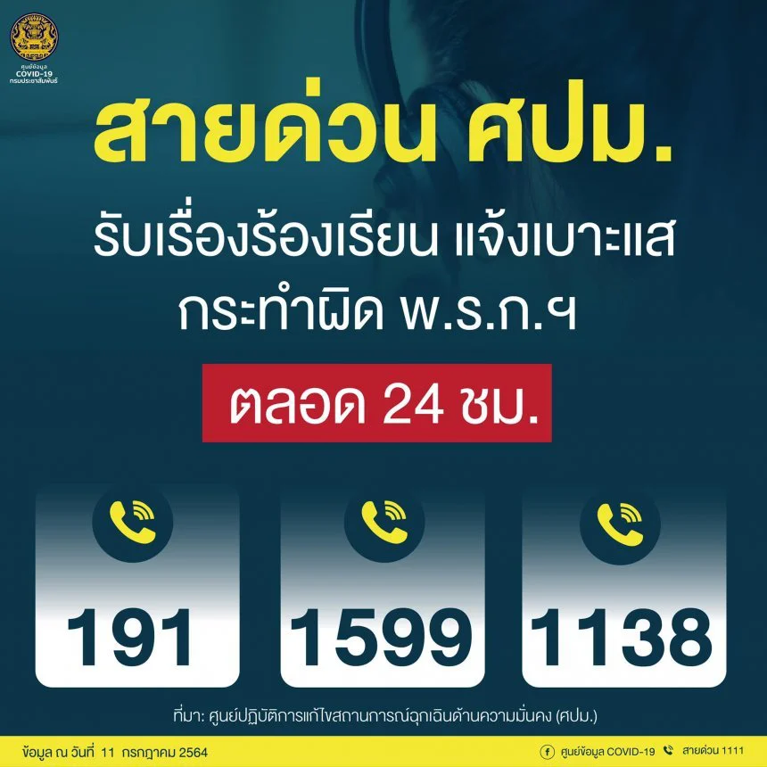 แถลงมาตรการล็อกดาวน์