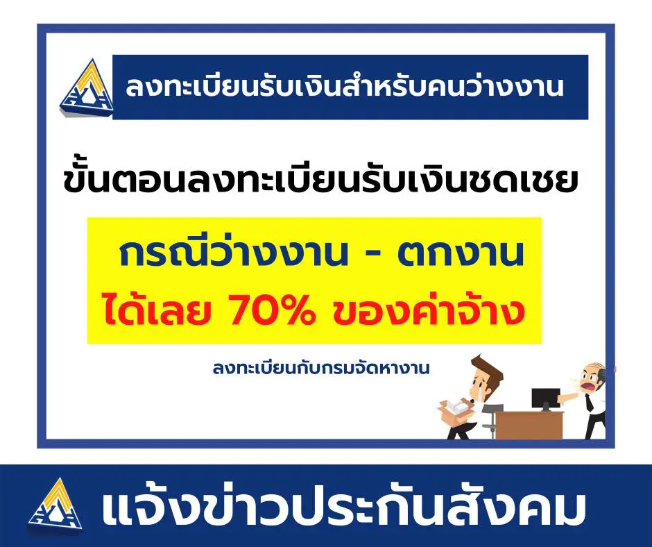 ลงทะเบียนรับเงินเยียวยา