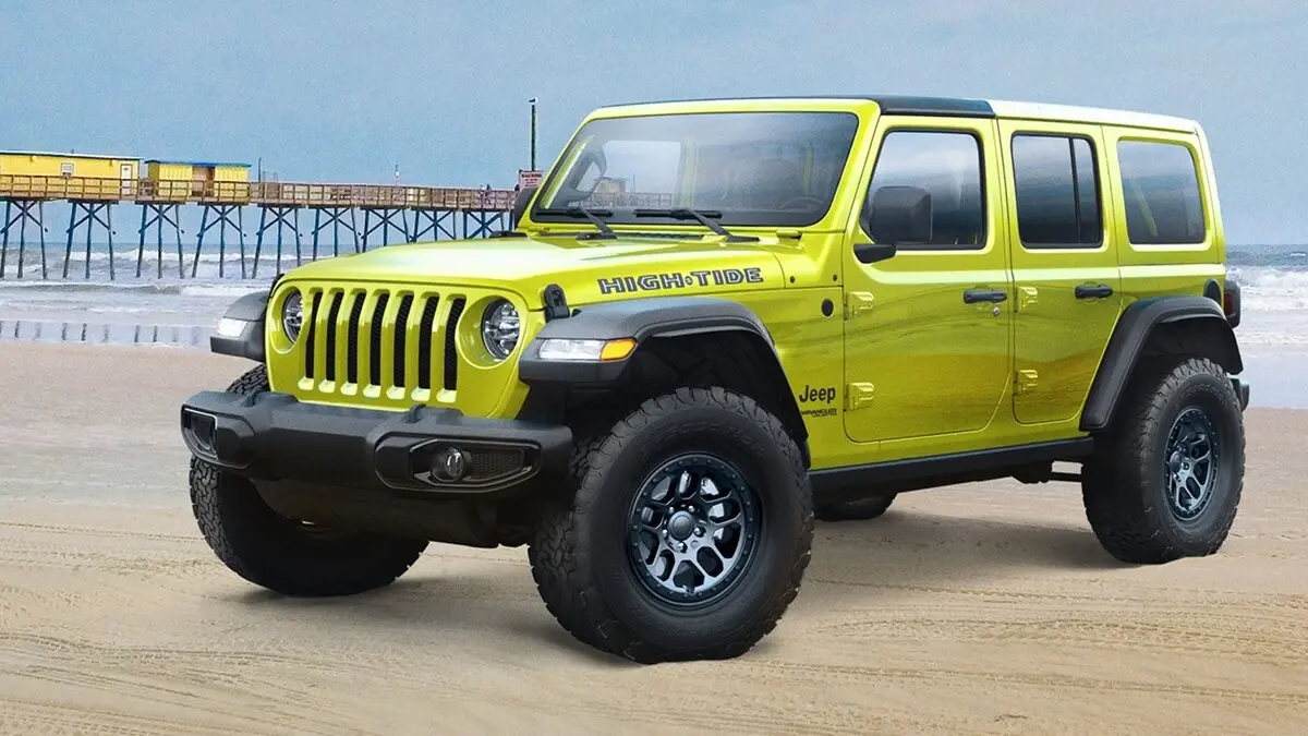 Jeep Wrangler High Tide 2022 รถยนต์ SUV ออฟโรดสายลุยรุ่นพิเศษจาก Jeep