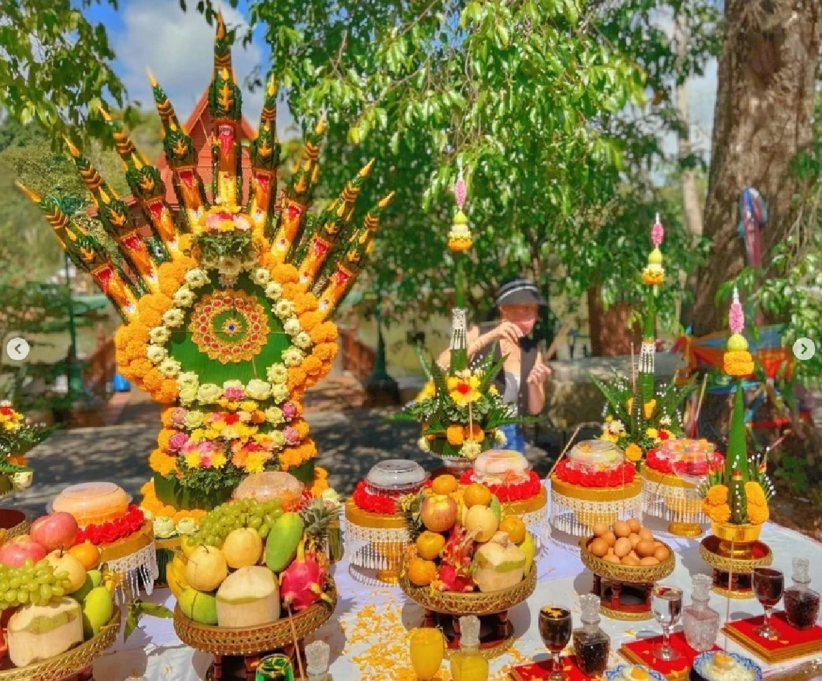 หนิง ปณิตา เผยเลขธูป บวงสรวงพญานาค  แนวทางเลขเด็ด งวด 1/04/65