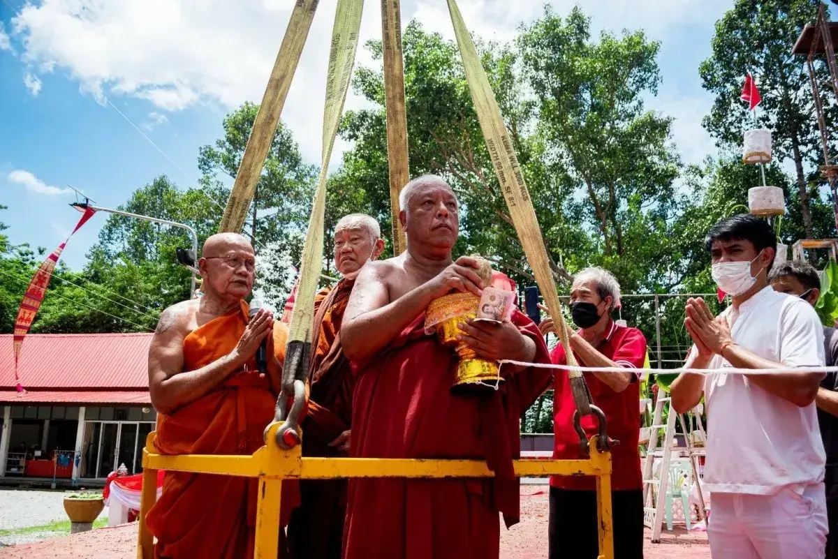 เผยเลขหางประทัด พิธีบรรจุหัวใจท้าวเวสสุวรรณ วัดหลวงพ่อเสาร์ 5 