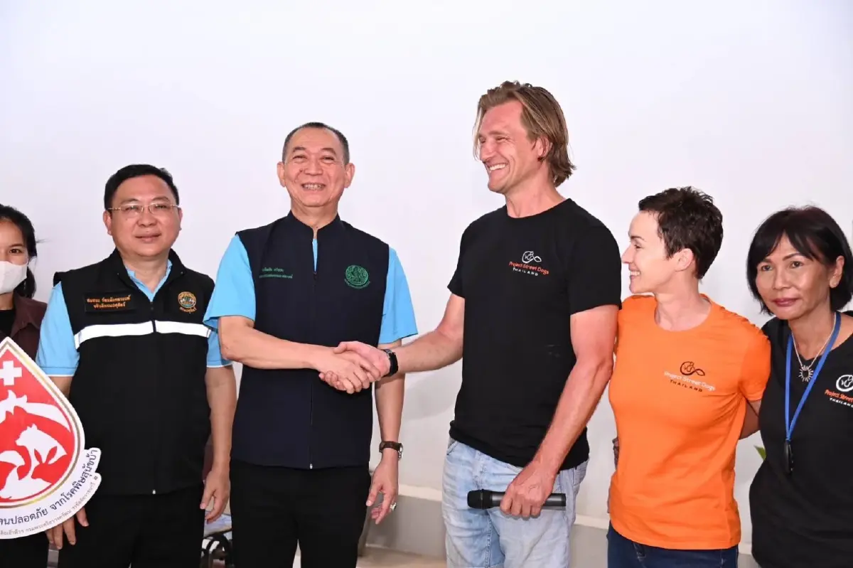 Kick off รณรงค์ป้องกันโรคและเสริมสร้างสุขภาพปศุสัตว์ "ครอบครัวปศุสัตว์เคลื่อนที่"