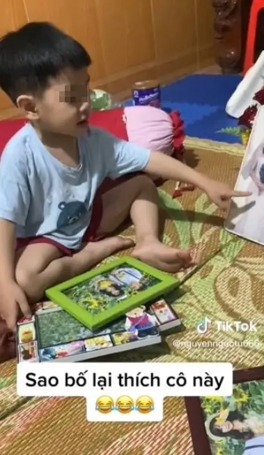พ่อขำท้องแข็ง ลูกชายดูรูปแต่งงานของตน ก่อนวิจารณ์แรงเพราะจำแม่ไม่ได้
