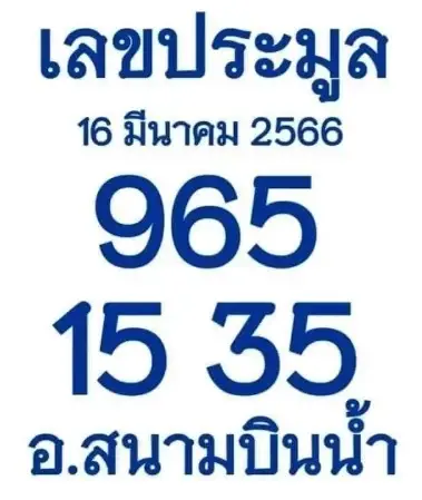 เลขประมูล สนามบินน้ำ 16 มี.ค. หลุดมาแล้ว เจ้านี้ใครช้าเกลี้ยงแผงแน่นอน 