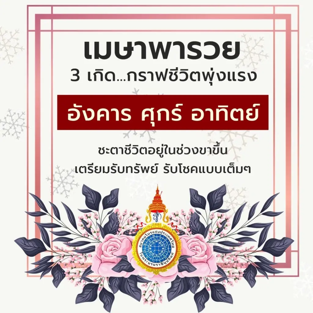 เปิดคำทำนาย 3 วันเกิด กราฟชีวิตพุ่งแรง เตรียมรับทรัพย์แบบเต็มๆ