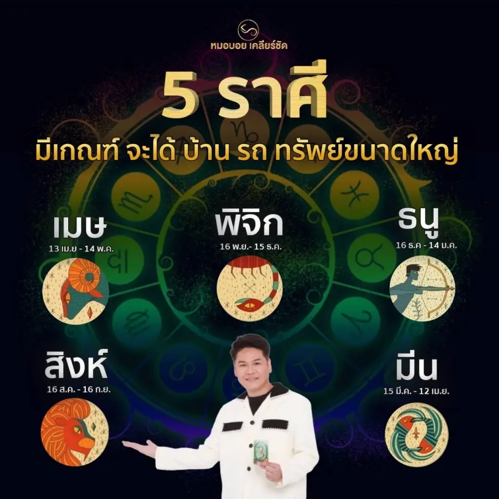 ปังเกินต้าน 5 ราศี มีเกณฑ์จะได้บ้าน รถ ทรัพย์ขนาดใหญ่