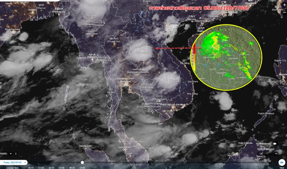 เตือนด่วนมรสุมพาดผ่าน วันนี้ 35 จว. ฝนตกหนัก ระวังน้ำท่วมฉับพลัน