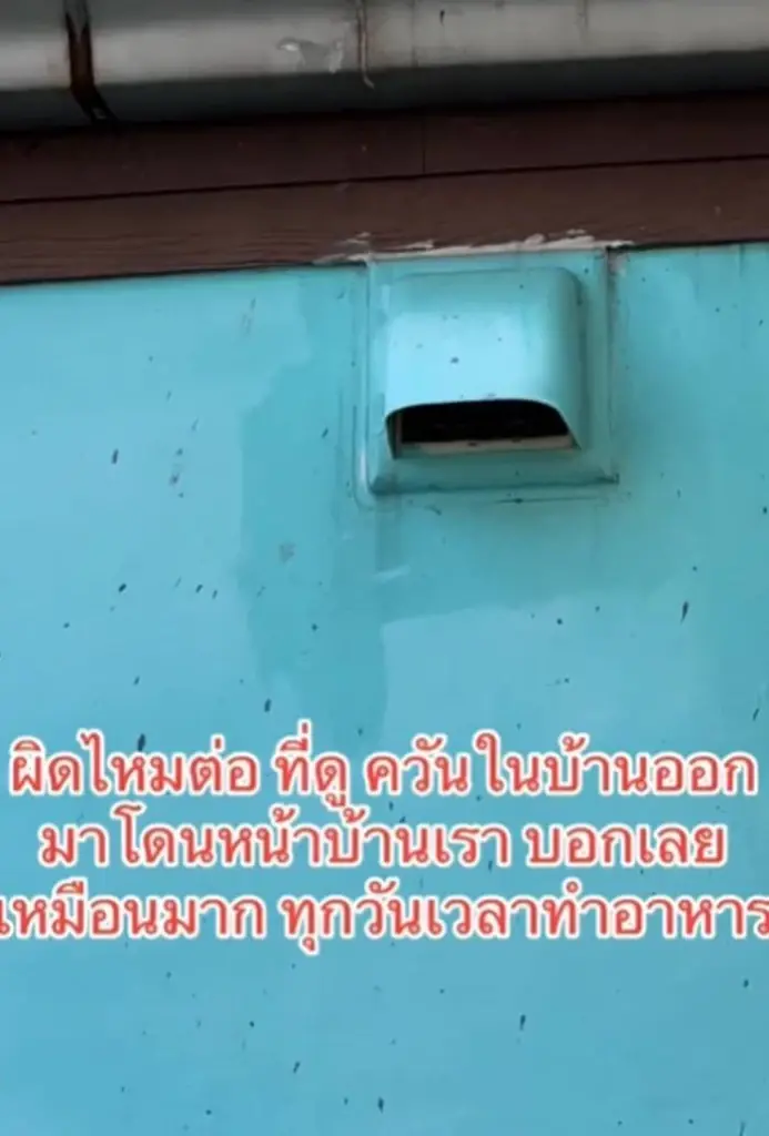 เจ้าของบ้านปวดหัว เจอเพื่อนบ้านติดปล่องควันพุ่งเข้าหาบ้าน พอบอกยังทำเฉย
