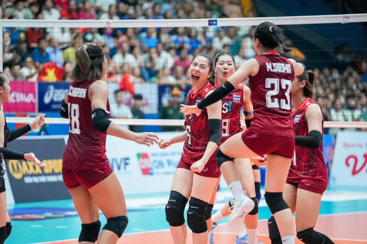 นักตบสาวไทย โชว์ฟอร์มแกร่งเอาชนะ เวียดนาม คว้าแชมป์ ซี วี.ลีก สนามแรก