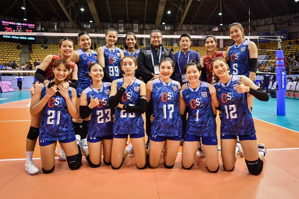 เปิดอันดับโลก วอลเลย์บอลหญิงไทย หลังชนะ เกาหลีใต้ ศึกชิงแชมป์เอเชีย 2023