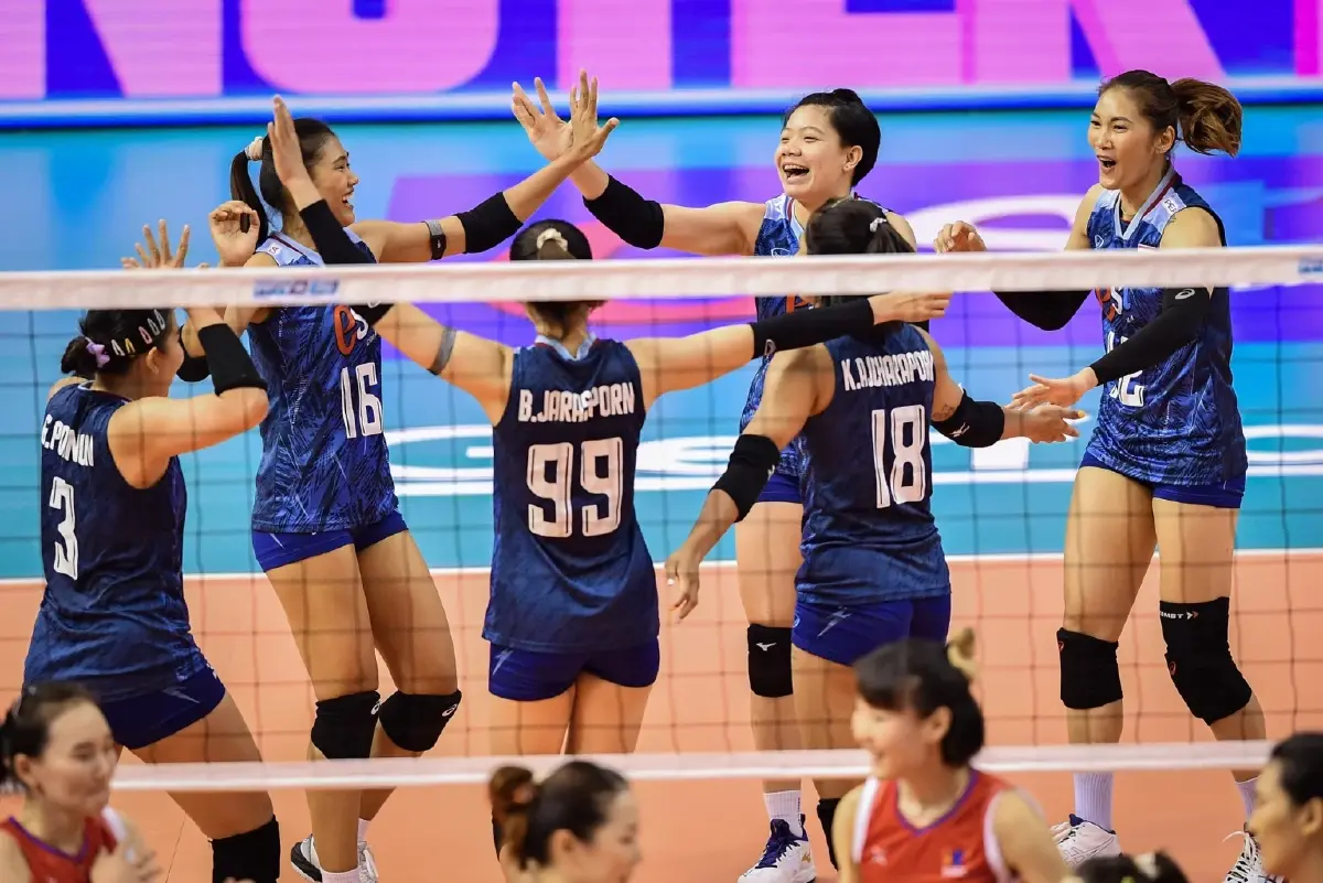 เปิดอันดับโลก วอลเลย์บอลหญิงไทย หลังชนะ เกาหลีใต้ ศึกชิงแชมป์เอเชีย 2023