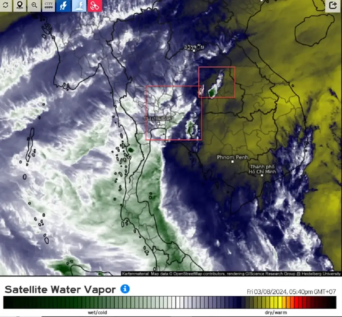 เปิดพิกัดฝนตกหนัก พายุฤดูร้อนถล่ม 9 - 10 มี.ค.  