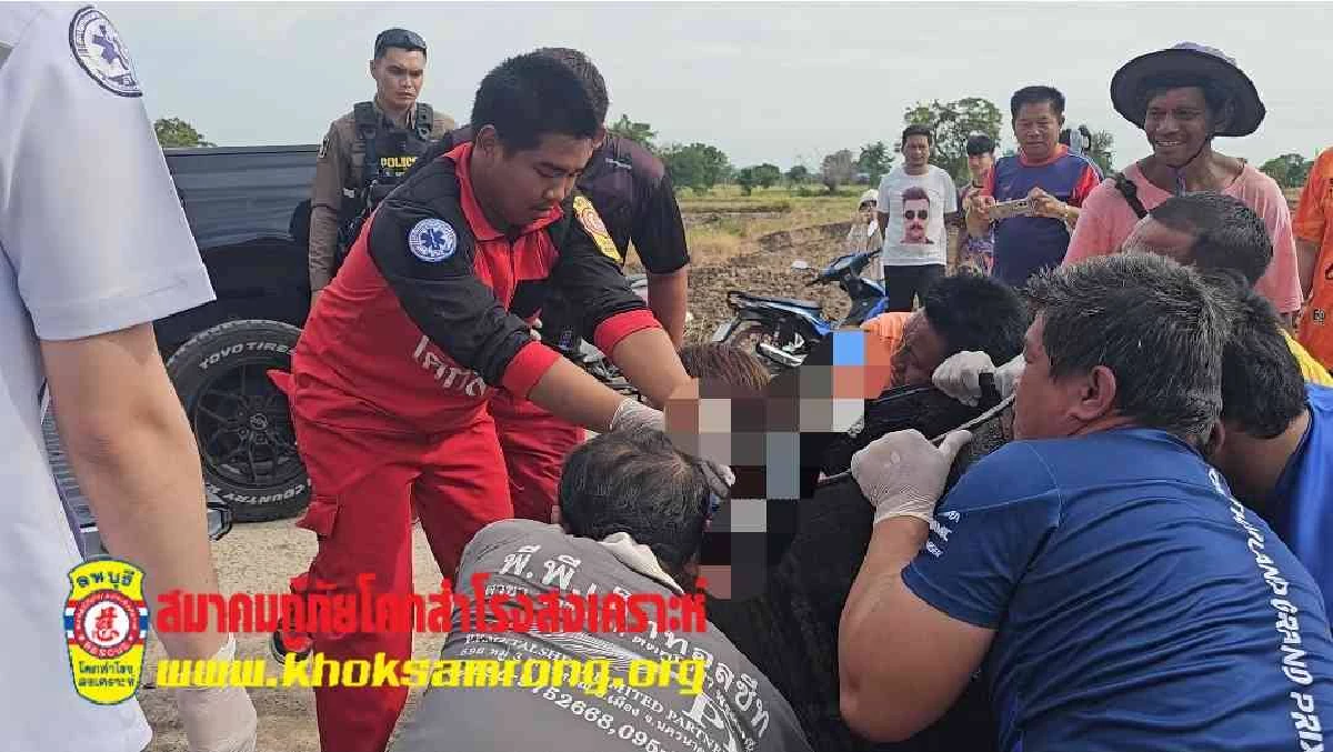 สาวใหญ่ ถูกพบในถังยางมะตอย หลังกลับจากทำบุญถวายรถ - ข้าวสาร ที่วัด