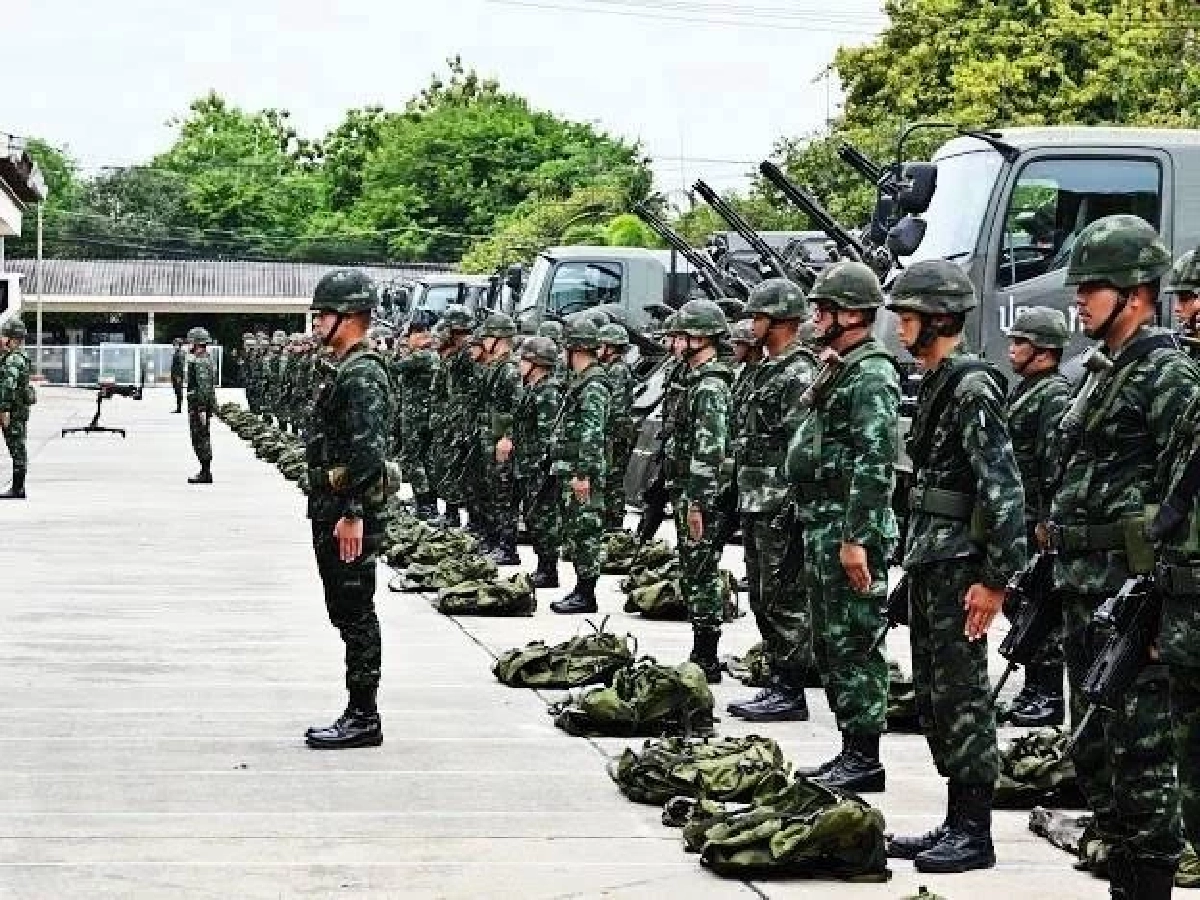 ผบ.ป้องกันภัยทางอากาศฯ ตรวจสภาพความพร้อมรบ ร้อย.ปตอ.เฉพาะกิจ