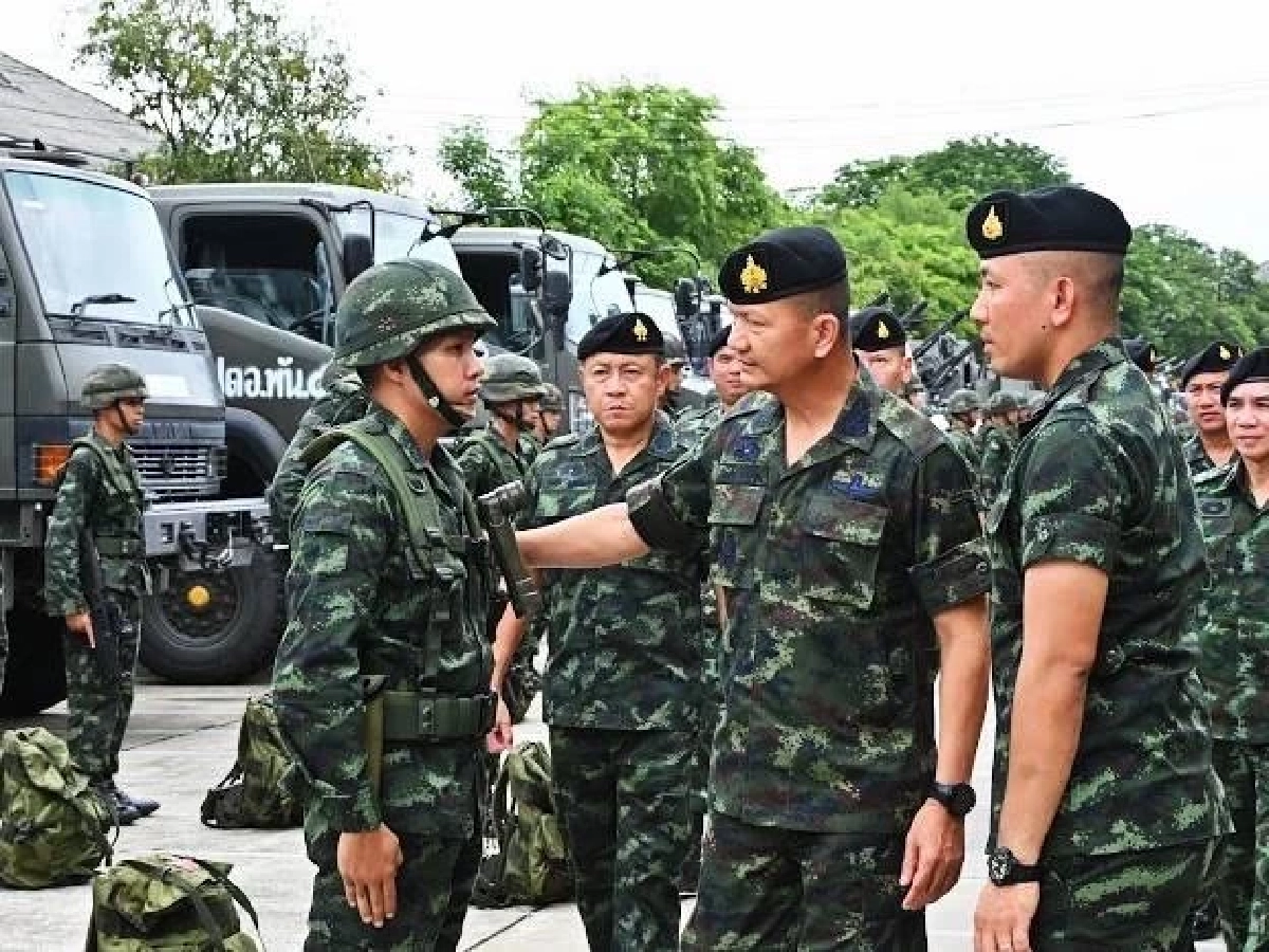 ผบ.ป้องกันภัยทางอากาศฯ ตรวจสภาพความพร้อมรบ ร้อย.ปตอ.เฉพาะกิจ