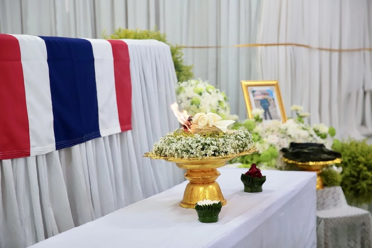 ทบ.สดุดีทหารกล้า จัดพิธีพระราชทานเพลิงศพทหารหาญ 4 นาย