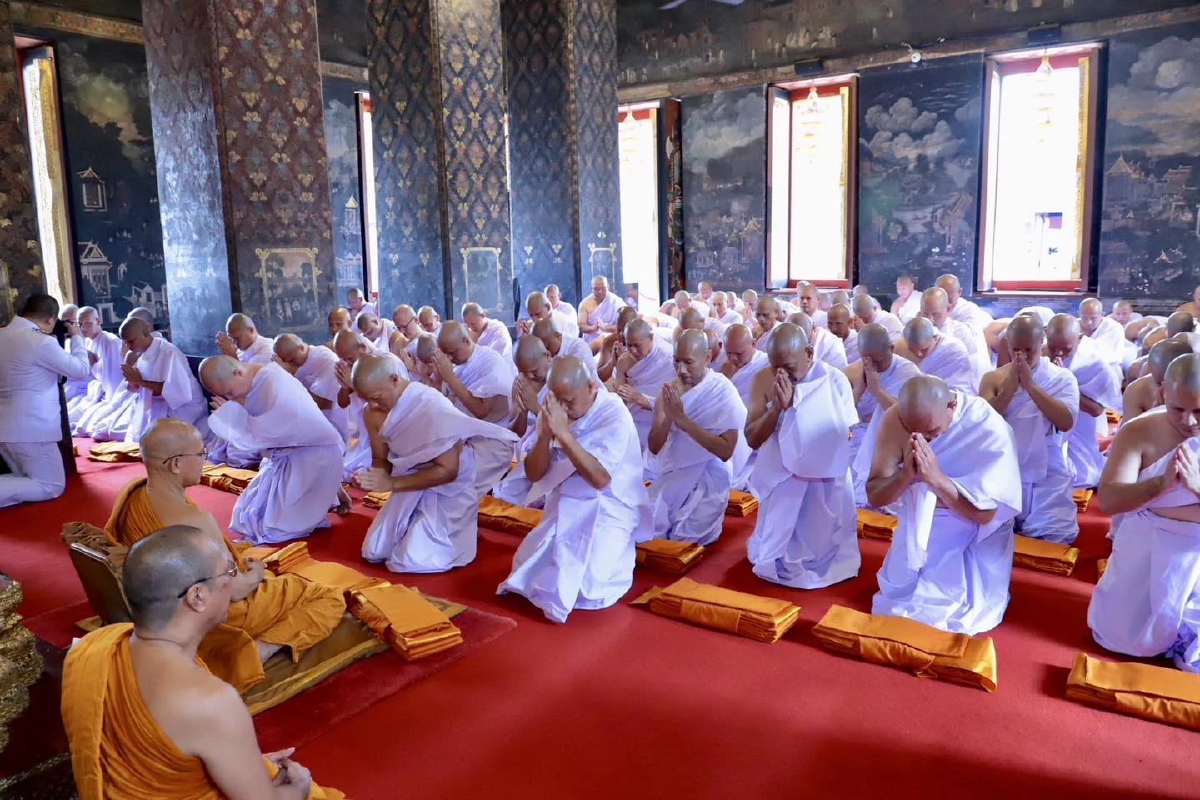 ทบ.จัดพิธีอุปสมบทหมู่เฉลิมพระเกียรติถวายเป็นพระราชกุศล