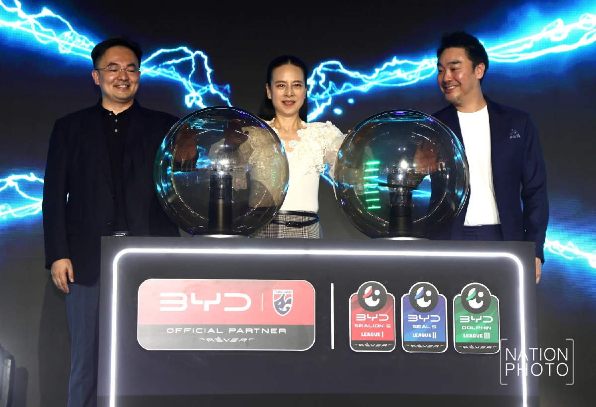 ยุคใหม่บอลไทย \"BYD\" สนับสนุนฟุตบอลทีมชาติไทย-ไทยลีก อย่างเป็นทางการ