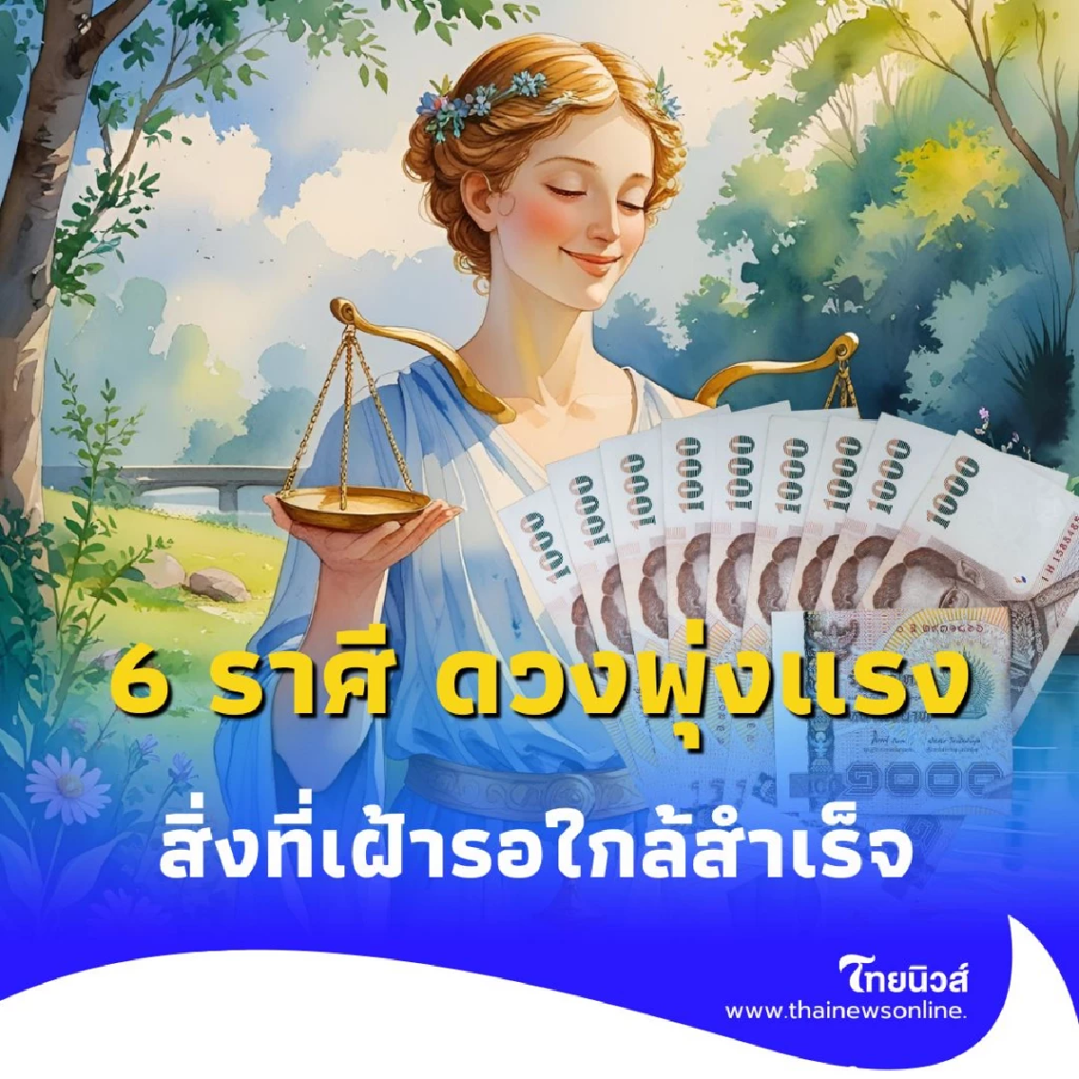 เปิดดวงคน 6 ราศี จากนี้ดวงดีขึ้น สิ่งที่รอคอยกำลังจะสำเร็จเร็วๆ นี้