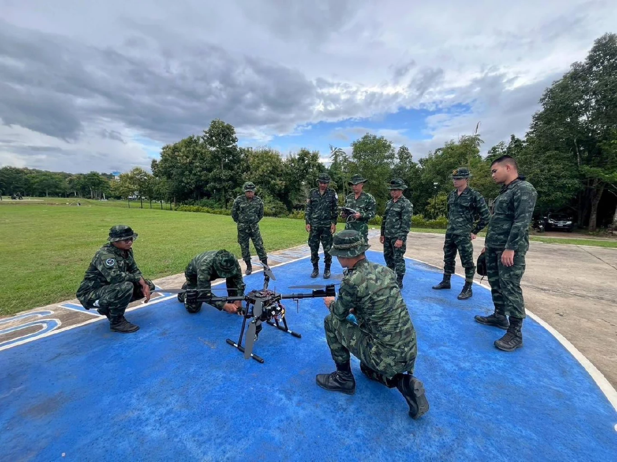 หน่วยเฉพาะกิจราชมนู เปิดหลักสูตรฝึกผู้บังคับโดรนโจมตี รุ่นที่ 5