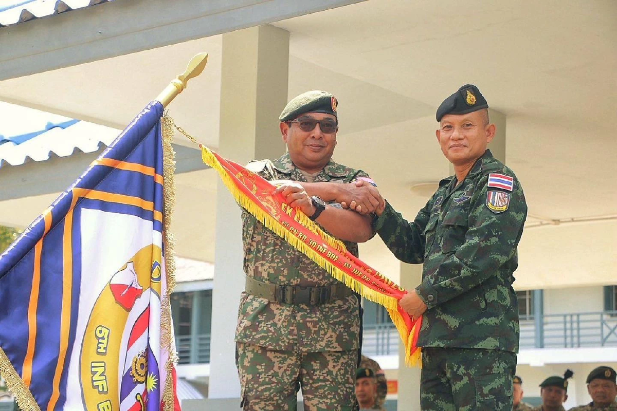 พิธีเปิดการฝึกผสมทางบกไทย- มาเลเซีย LAND EX THAMAL ครั้งที่ 28