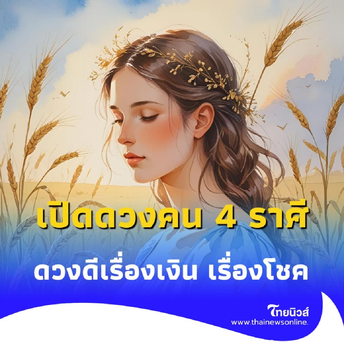 เปิดดวงคน 4 ราศี ดวงดีเรื่องเงิน เรื่องโชค จัดเต็มในเดือนสิงหาคมนี้