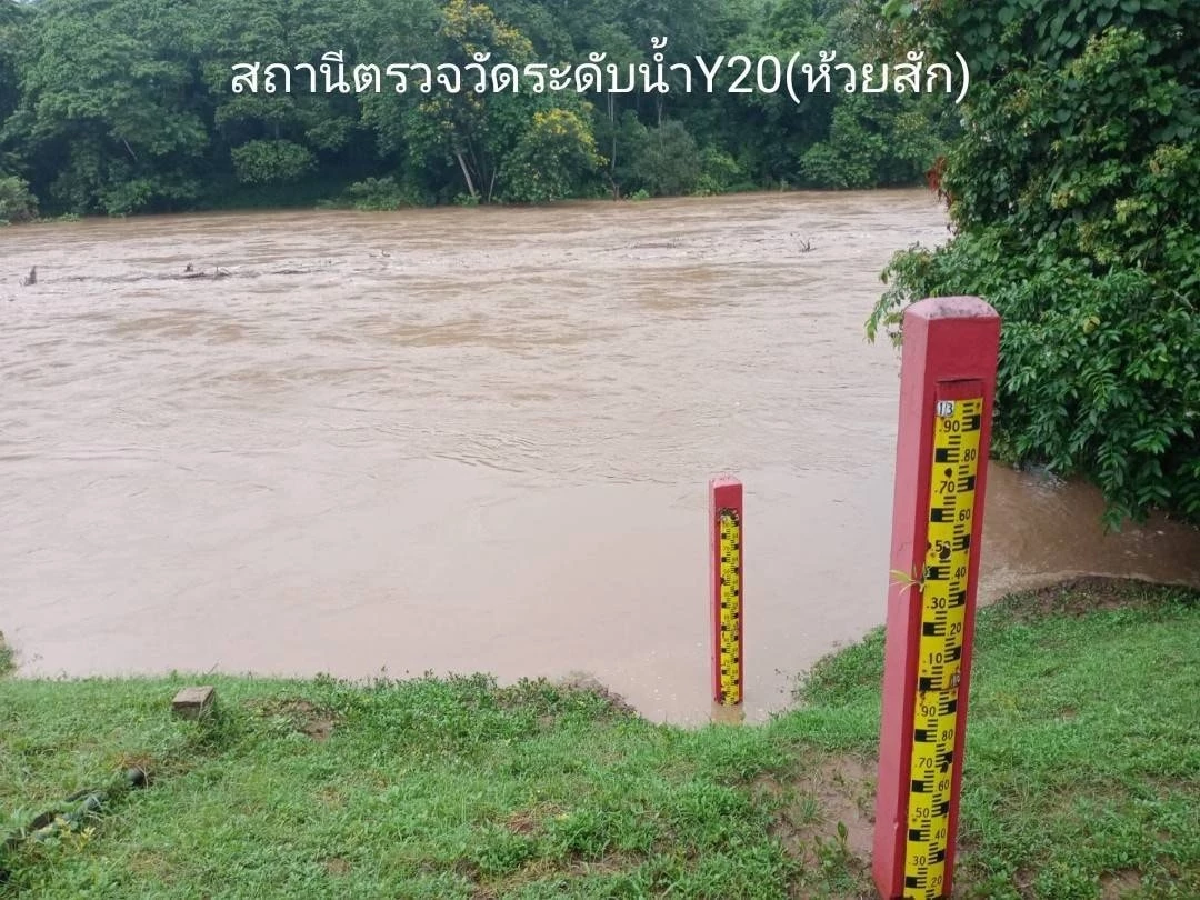 น้ำท่วมอุทยานแม่ยม ปิด “แก่งเสือเต้น-หล่มด้ง” ฝนถล่มไม่หยุด แม่น้ำยมพุ่งสูง