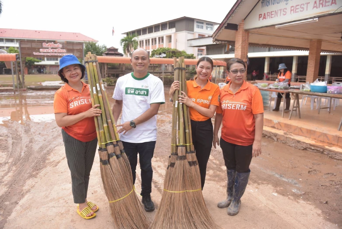 เครือซีพี มอบถุงกำลังใจ 1,000 ชุด พร้อมระดม “ซีพีอาสา” ลงพื้น จ.น่านหลังน้ำลด